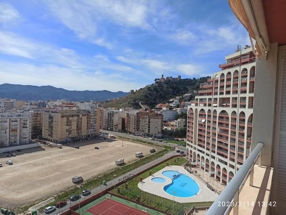 Espectacular Terraza Y Vistas En 1A Linea De Playa Appartement Cullera Buitenkant foto